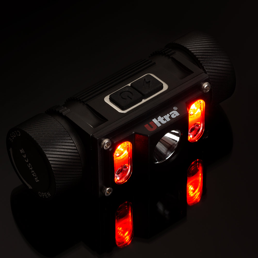 LED ліхтар Ultra налобний акумуляторний 1000 Лм Li-ion 21700 4000 мАг