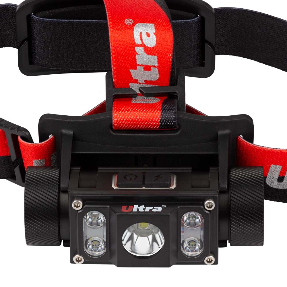 LED ліхтар Ultra налобний акумуляторний 1000 Лм Li-ion 21700 4000 мАг