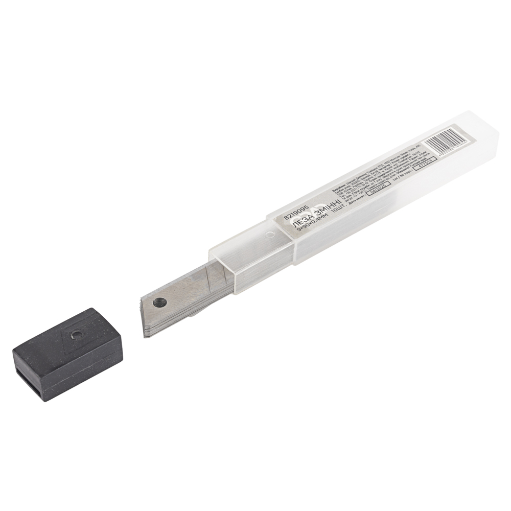 Леза змінні Grad прямі 9 x 90 x 0.4 мм 12 сегментів 10 шт