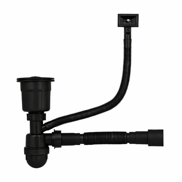 Мойка для кухни интегрированная Lidz Handmade H5050HB Decor Black PVD Honeycomb 2,5/0,5 мм (LDH5050BDECPVD48369)