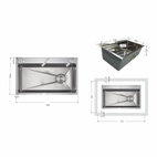 Мойка для кухни интегрированная Lidz Handmade H7545 Decor Honeycomb 3,0/1,0 мм (LDH7545DEC48372)
