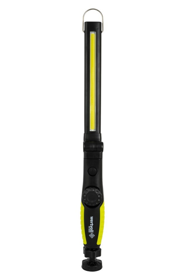 Фонарь инспекционный магнитный складной Wertvoll CREELED/COBLED IP44 Li-ion 2000 mAh/t 7000 K/450 lum ABS RX-8009