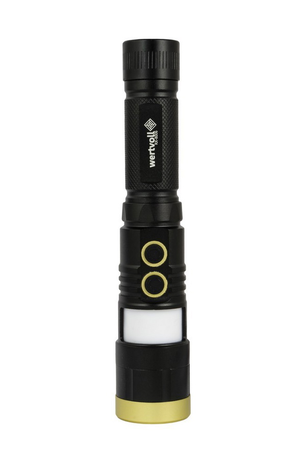 Ліхтар магнітний Wertvoll 8 режимів LED+WHITE/RED/BLUE IP44 Li-ion 2000 mAh/t 7000 K/300 lum AL RX-8006