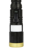 Ліхтар магнітний Wertvoll 8 режимів LED+WHITE/RED/BLUE IP44 Li-ion 2000 mAh/t 7000 K/300 lum AL RX-8006