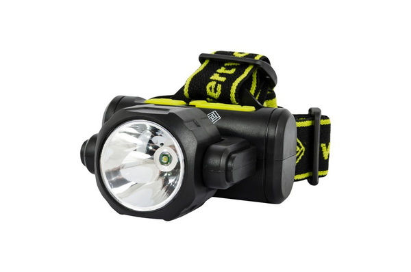 Фонарь налобный двухсторонний Wertvoll 4 режима СREE LED/COB LED IP44 Li-ion 1200 mAh/t 8000 K/130 lum ABS RX-8012