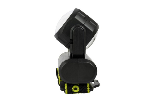 Фонарь налобный двухсторонний Wertvoll 4 режима СREE LED/COB LED IP44 Li-ion 1200 mAh/t 8000 K/130 lum ABS RX-8012
