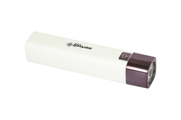 Ліхтар Wertvoll 3 режими LED Li-ion 1200 mAh/t 7000 K/80 lum powerbank ABS RX-8001