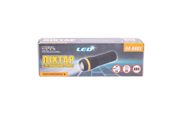 Фонарь с регулировкой фокуса Mastertool 94-0801