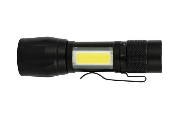 Фонарь с регулировкой фокуса Wertvoll 3 режима LED/COB LED Li-ion 800 mAh/t 8000 K/100 lum AL RX-8003