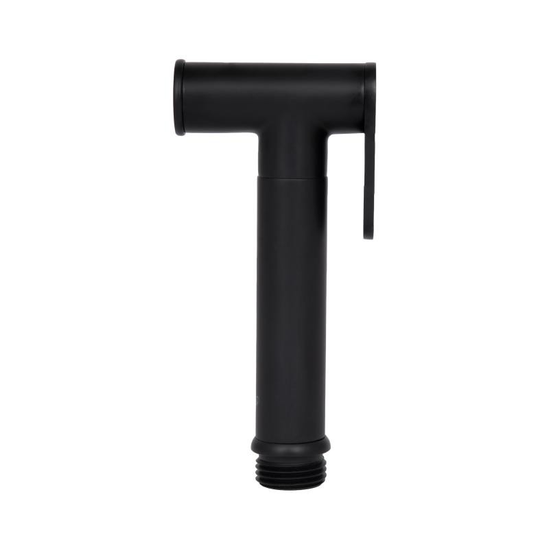 Лейка для гигиенического душа округлая Qtap Rucni Black Matt (QT889910842855OB)
