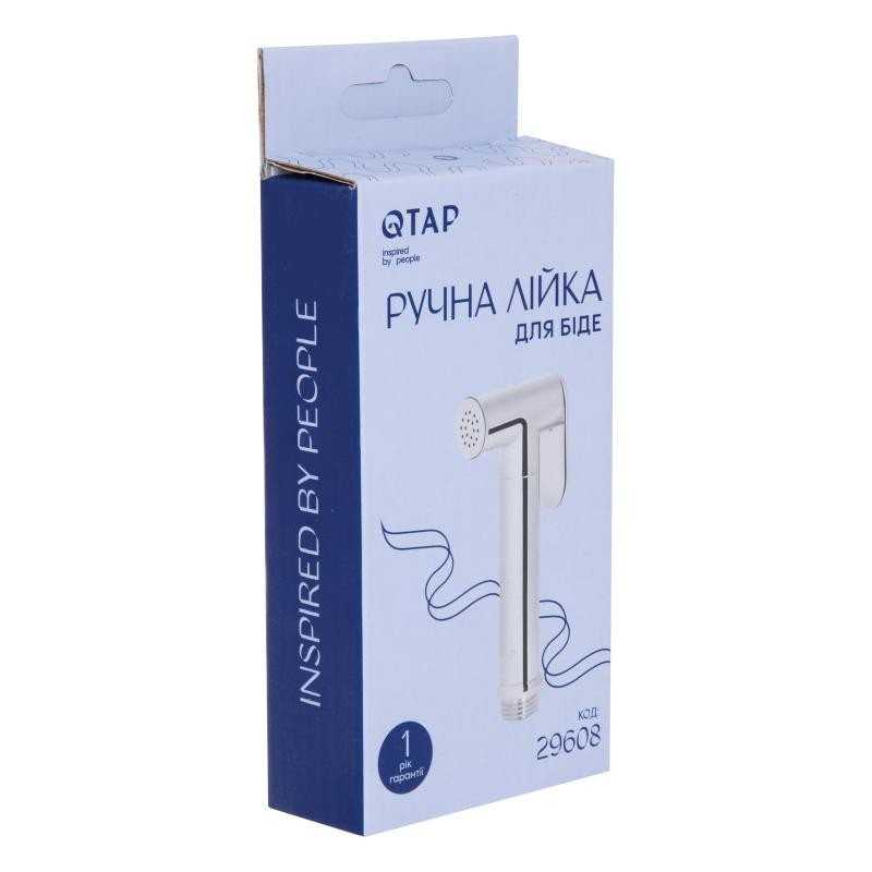 Лейка для гигиенического душа Qtap Rucni округлая Chrome (Bidet) (QTCRMB020)