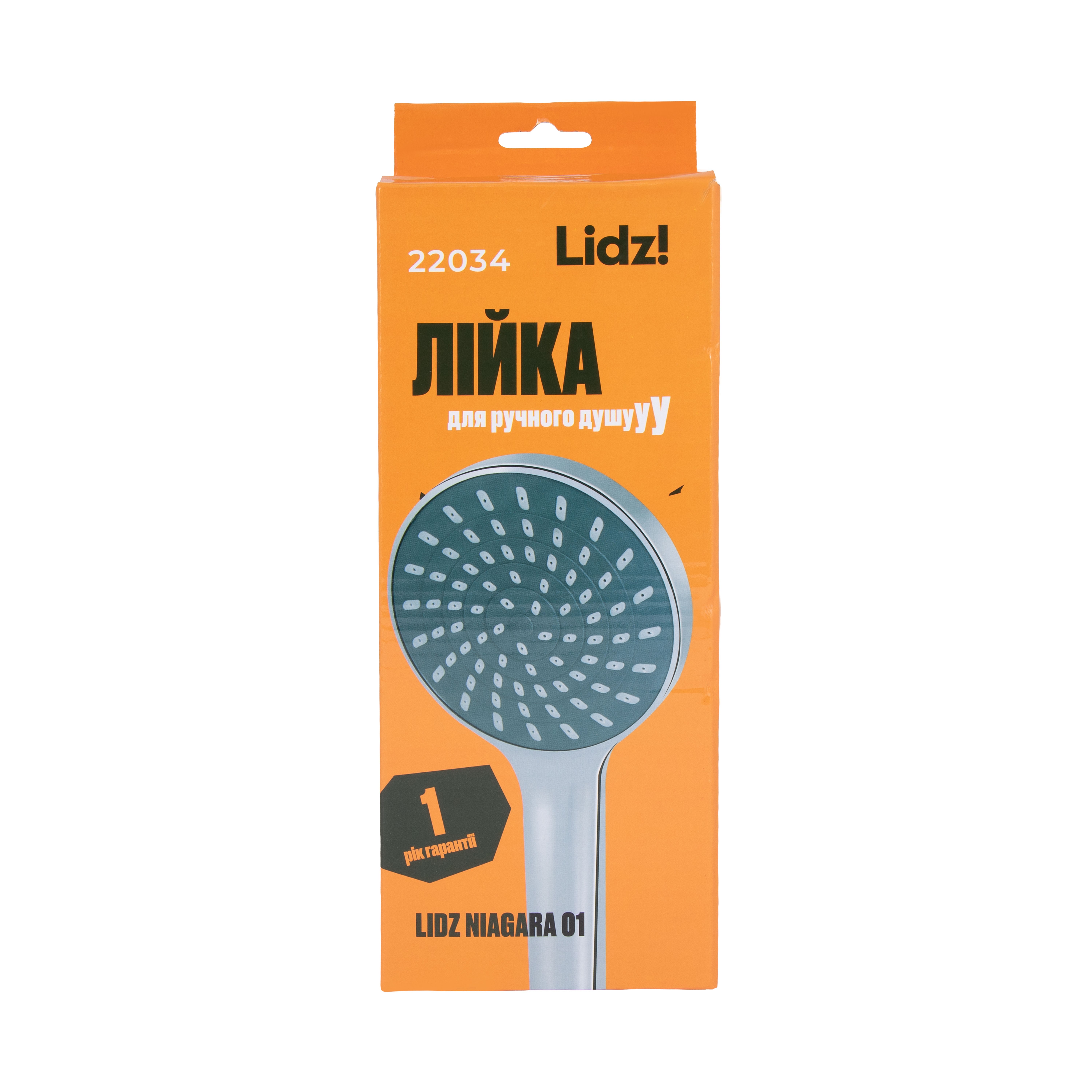 Лейка для ручного душа Lidz Niagara 01 98 мм округлая Chrome (LDNIA01CRM22034)