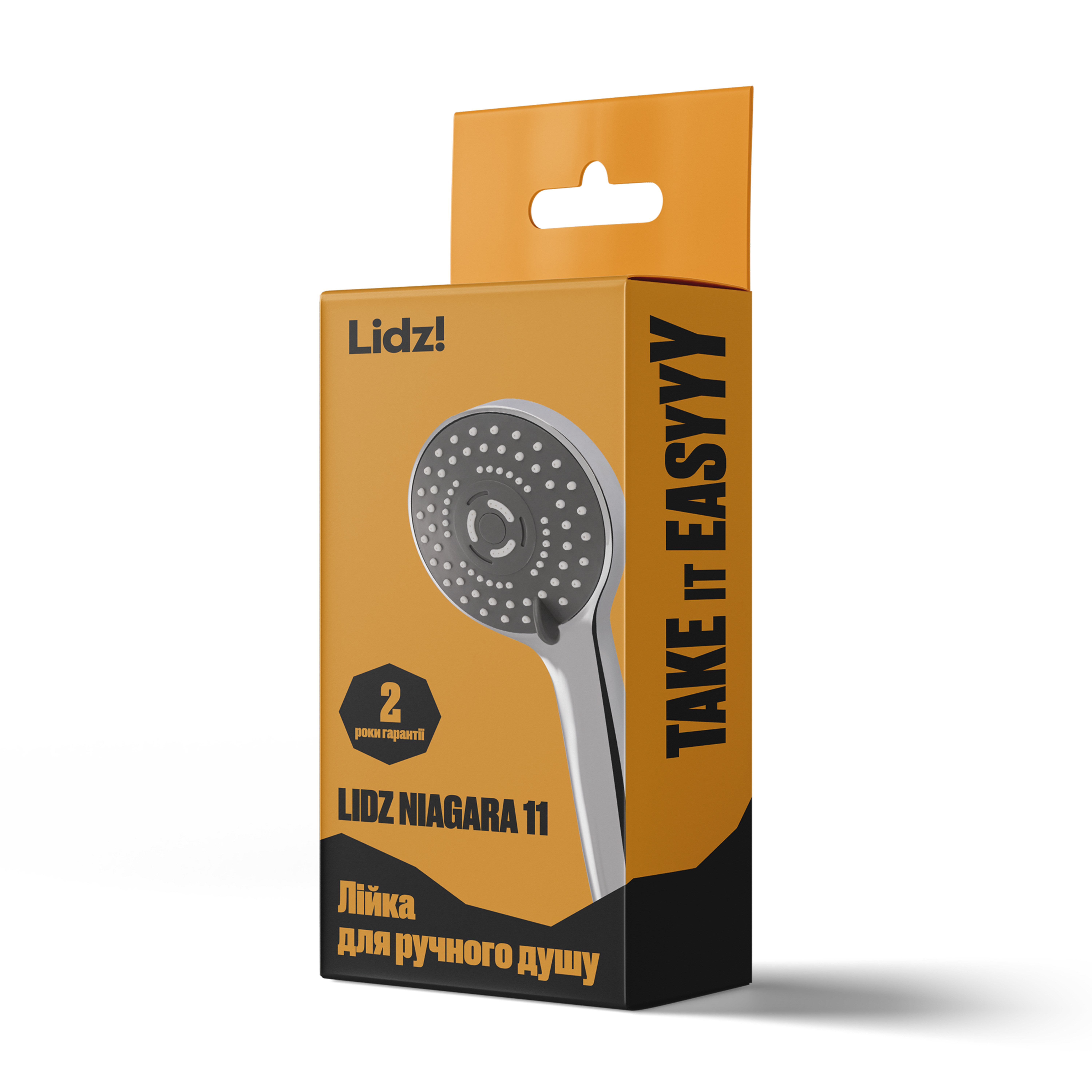 Лійка для ручного душу Лейки Lidz Niagara 11 98 мм округла Chrome (LDNIA11CRM35464)