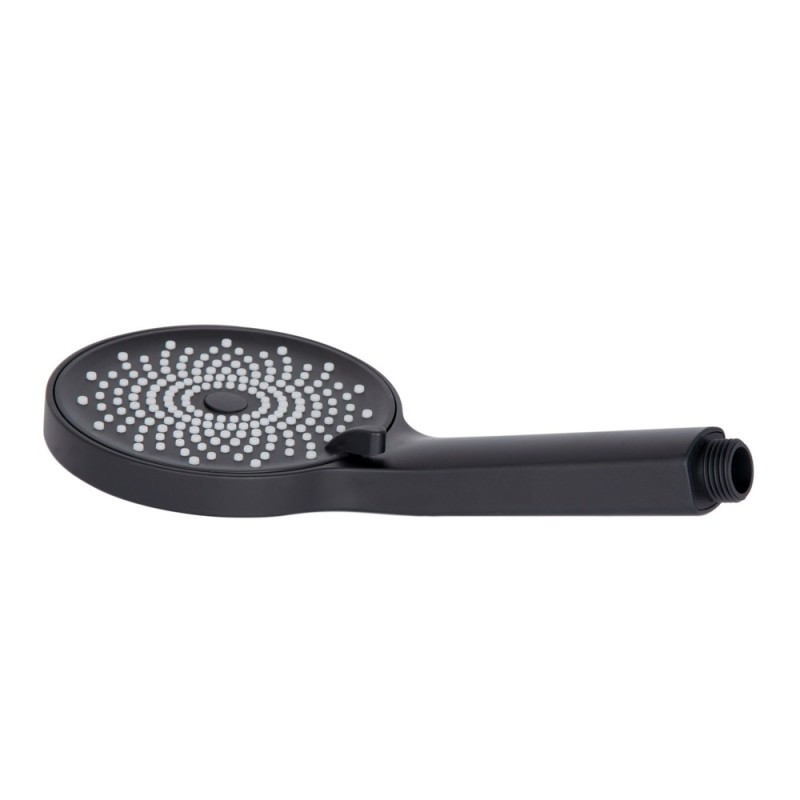 Лейка для ручного душа Lidz Niagara 32 120 мм округлая Matt Black (LDNIA32BLM47555)