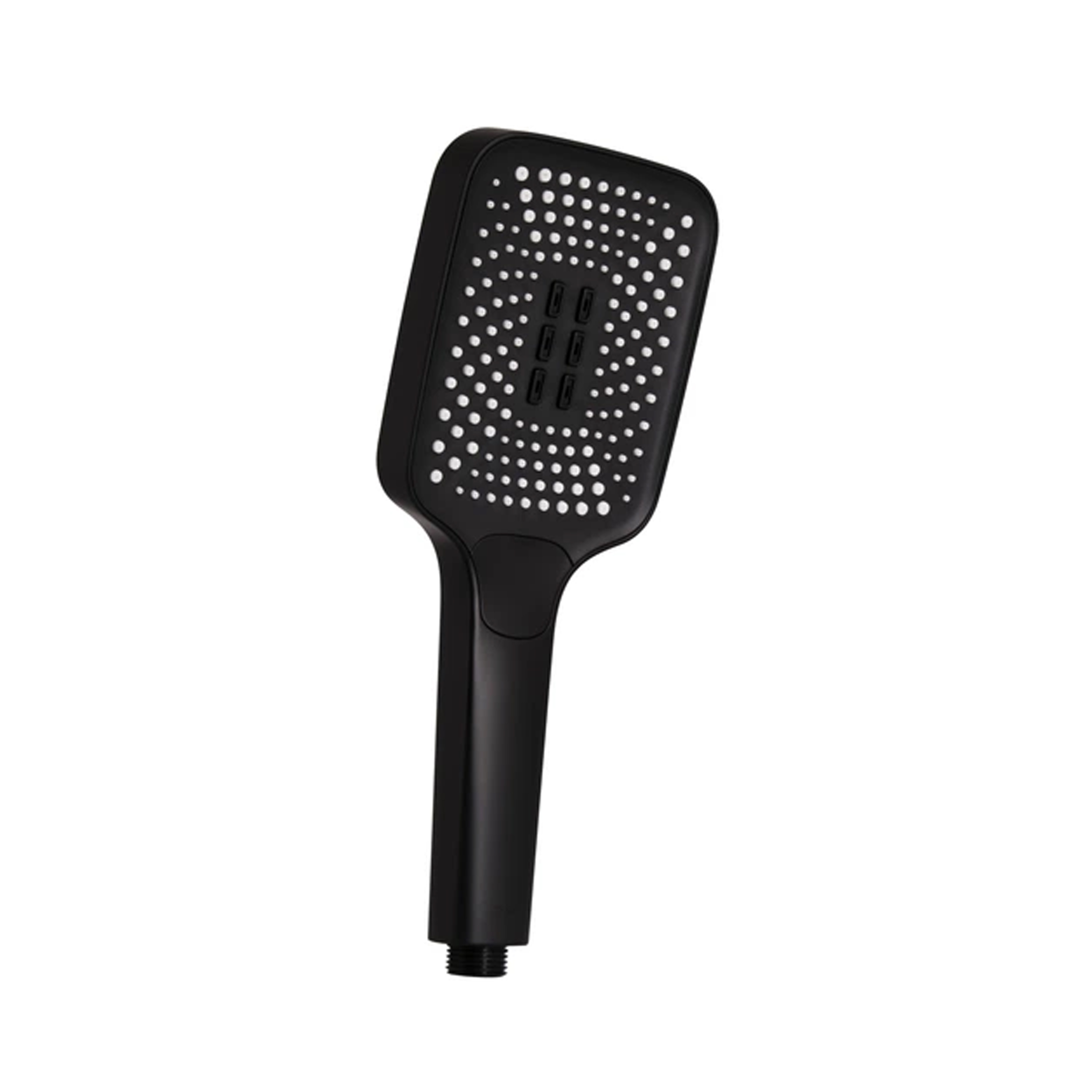 Лійка для ручного душу Qtap Rucni 140x110 мм прямокутна Black Matt (QTRUC125BLM45955)