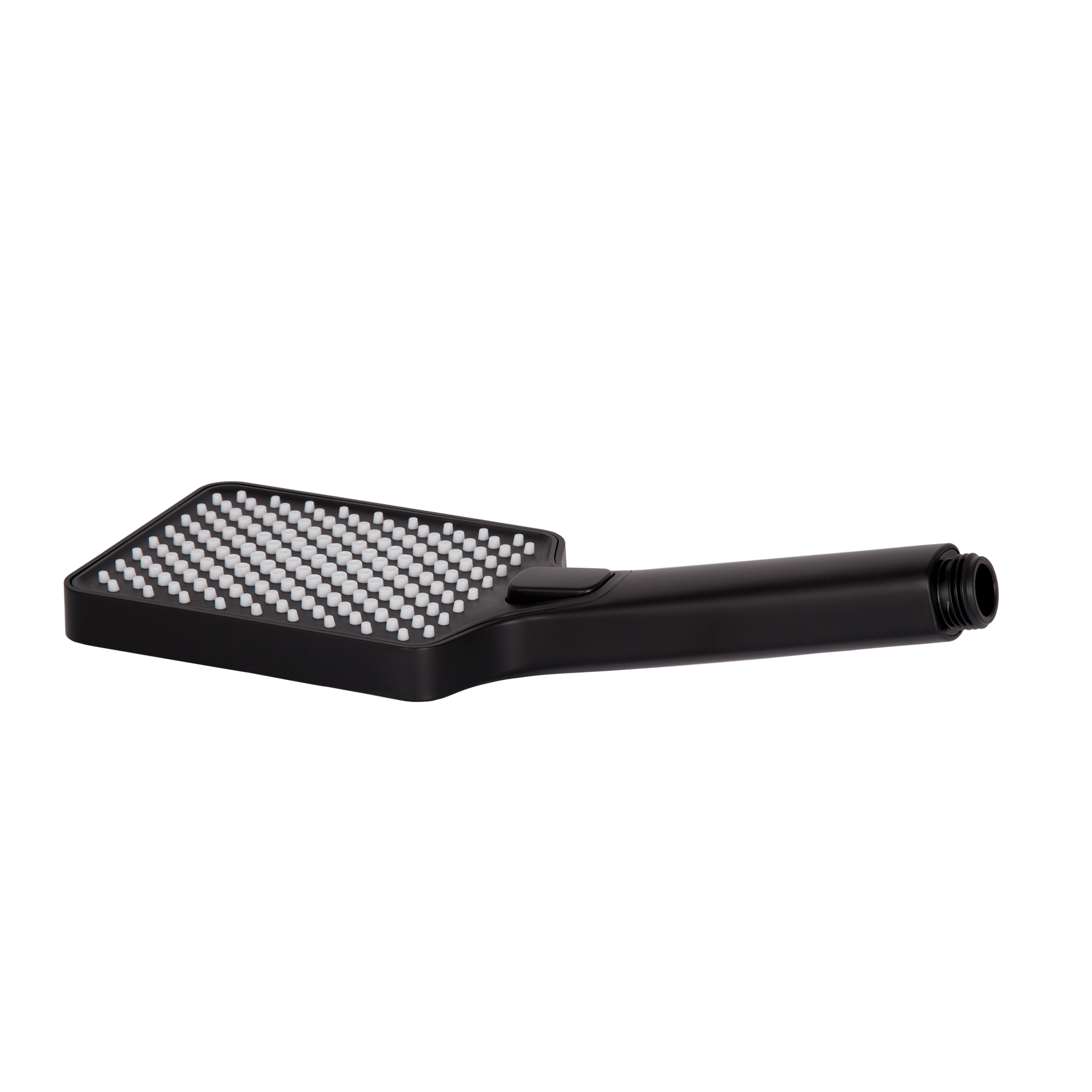 Лійка для ручного душу Qtap Rucni 140x95 мм прямокутна Black Matt (QTRUC125BLM45959)