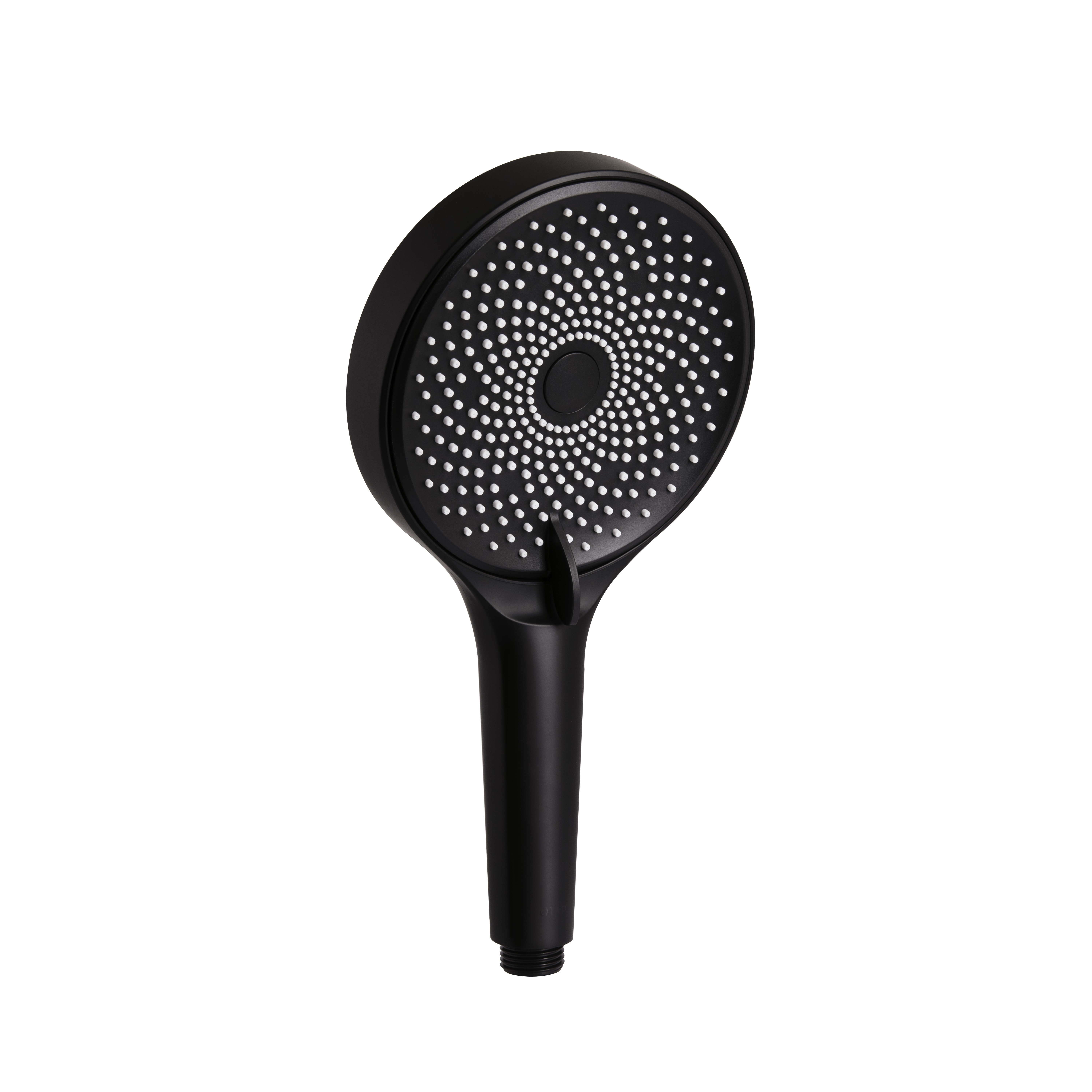 Лійка для ручного душу Qtap Rucni D 130 мм округла Black Matt (QTRUC125BLM45953)