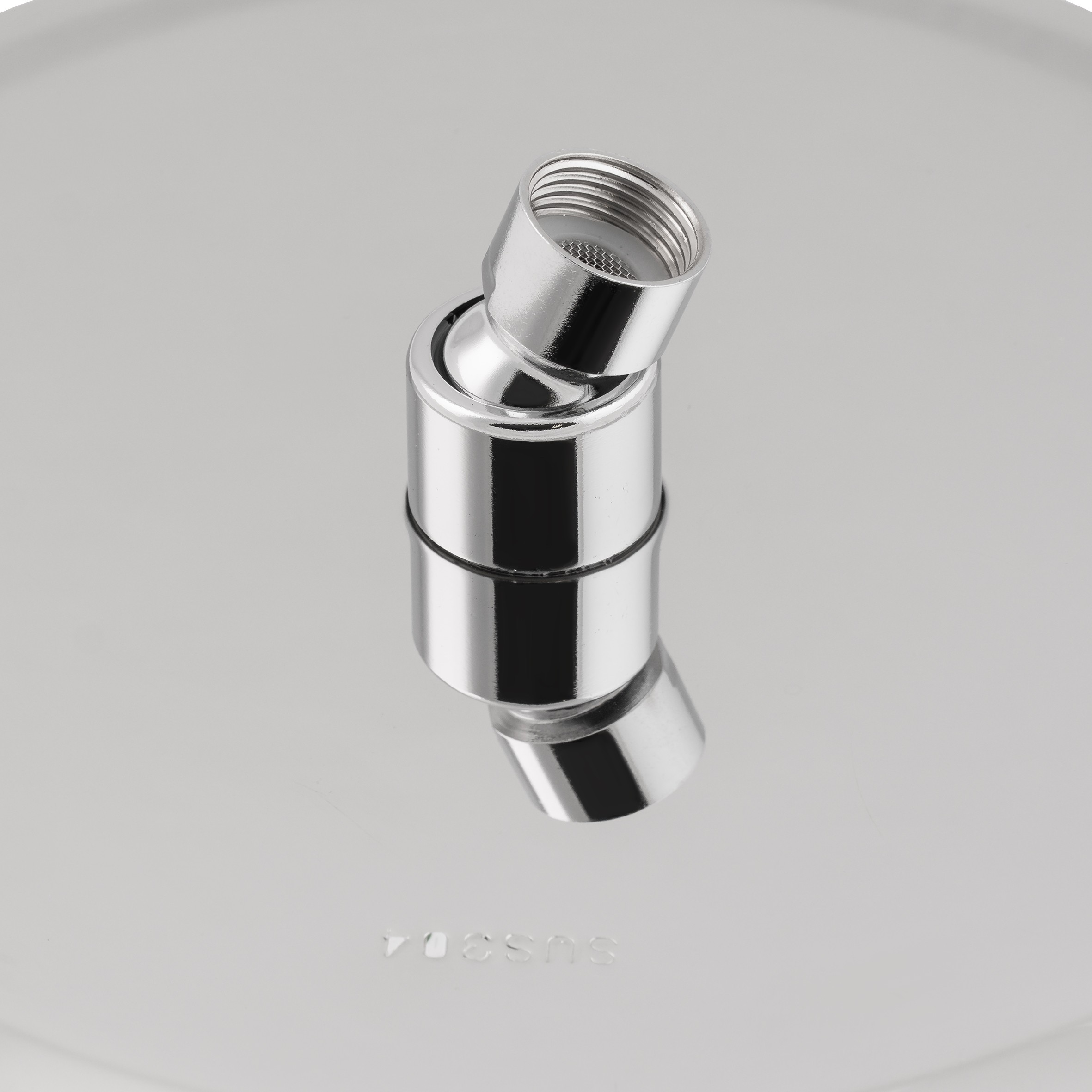 Лейка для верхнего душа Lidz Niagara 125 245 мм округлая Chrome (LDNIA125NKS37518)