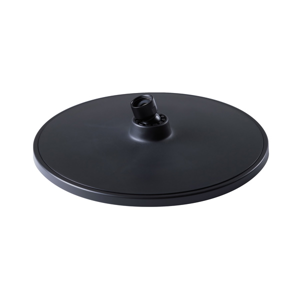 Лійка для верхнього душу Qtap Hlavova 230 мм округла Black Matt (QTHLAVA228O1ZBB)