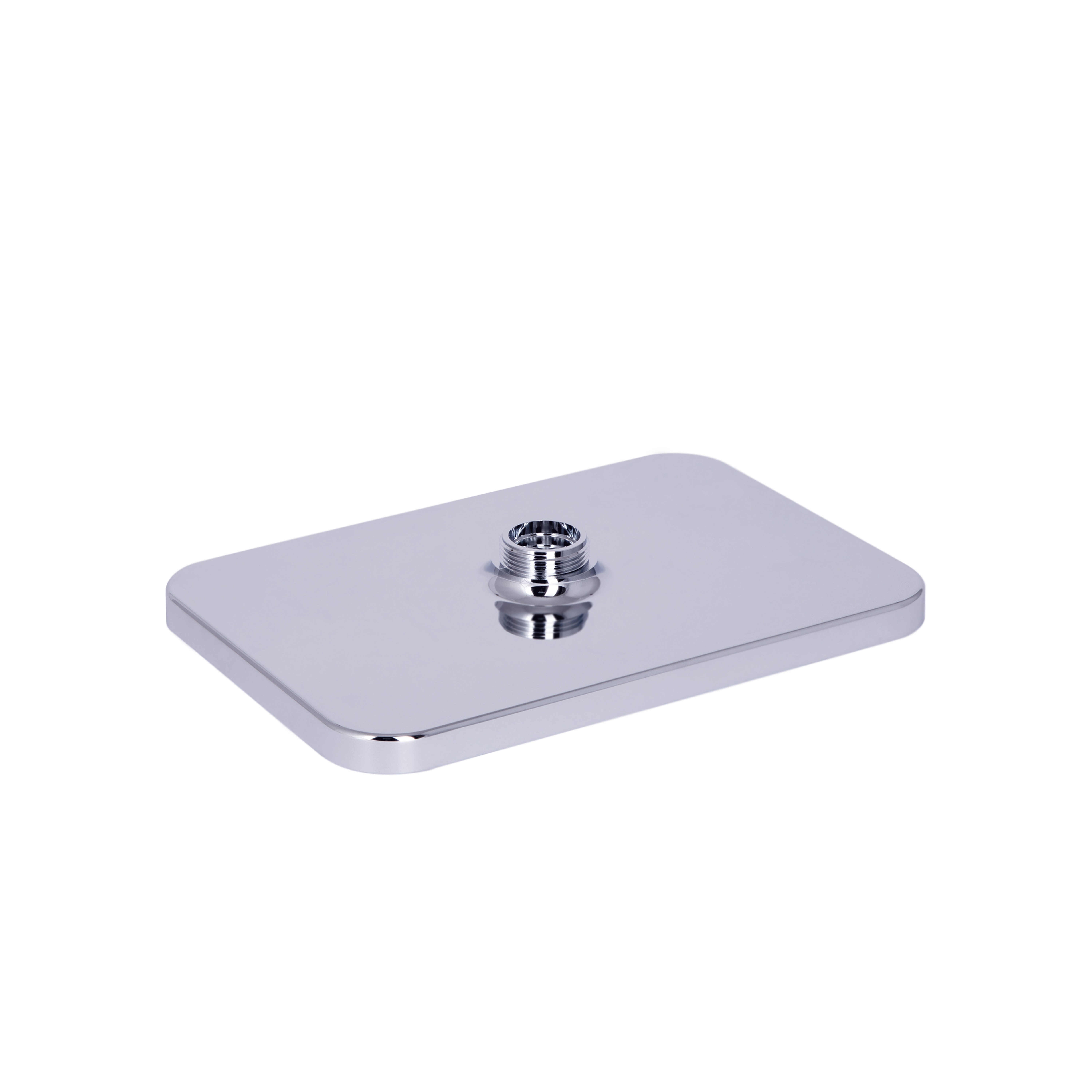 Лійка для верхнього душу Qtap Hlavova 260x180 мм прямокутна Chrome/White (QTHLA107CRM45785)