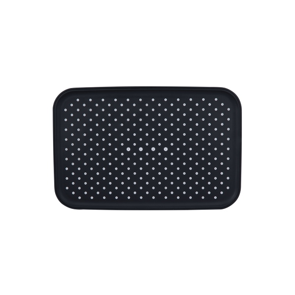Лійка для верхнього душу Qtap Hlavova 300x200 мм прямокутна Black Matt (QTHLA107BLM45783)