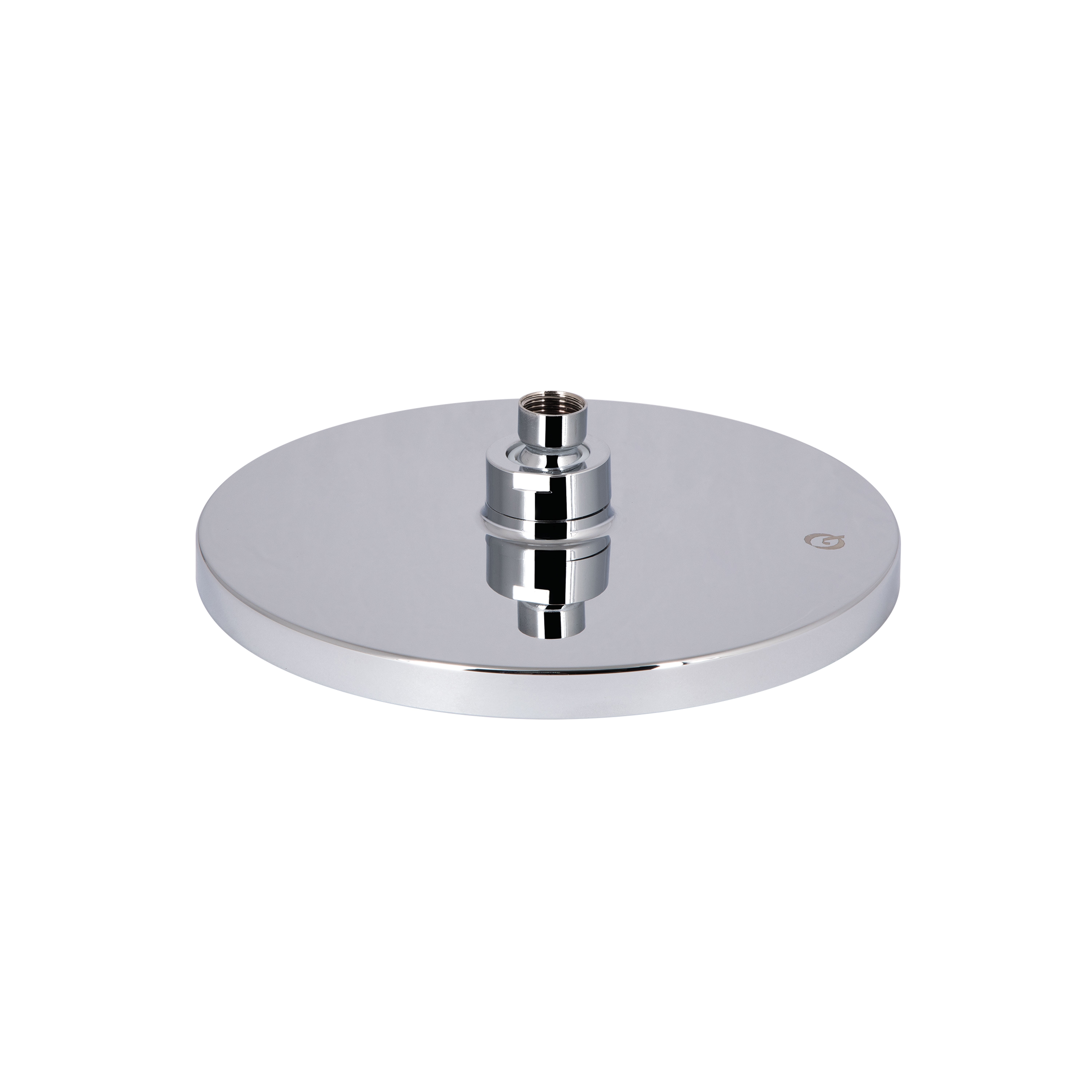 Лійка для верхнього душу Qtap Hlavova D 230 мм округла Chrome/White (QTHLA107CRM45787)