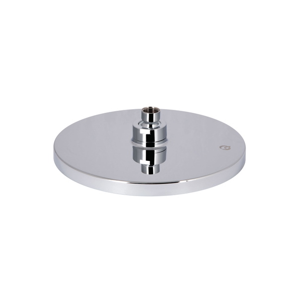 Лійка для верхнього душу Qtap Hlavova D 230 мм округла Chrome/White (QTHLA107CRM45787)