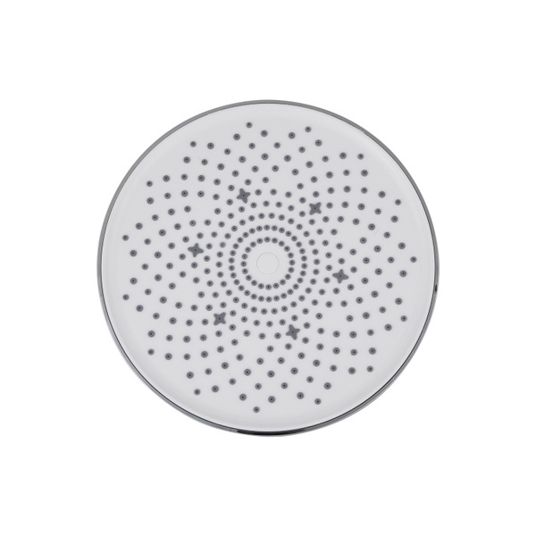 Лійка для верхнього душу Qtap Hlavova D 230 мм округла Chrome/White (QTHLA107CRM45787)