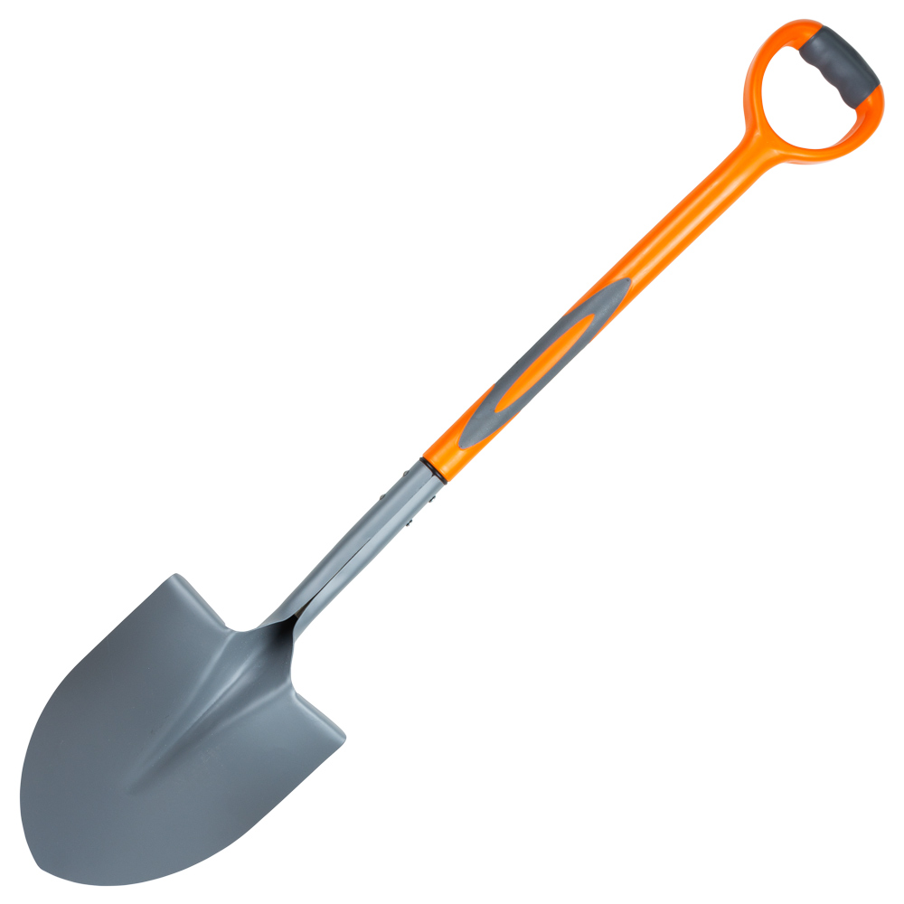 Лопата Flora штикова з пластиковою ручкою 290 х 210 х 1050 мм 1.9 кг