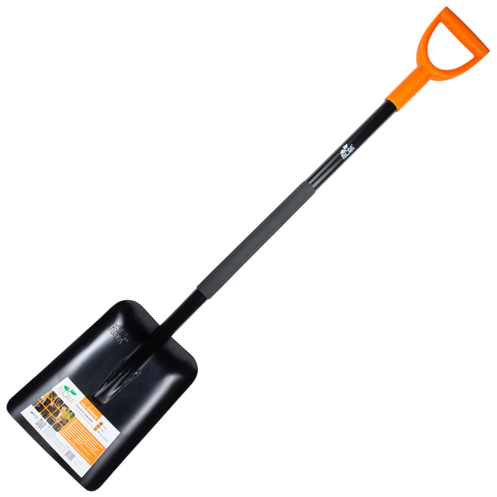 Лопата Flora совкова з металевою ручкою 290 х 235 х 1170 мм 2.25 кг