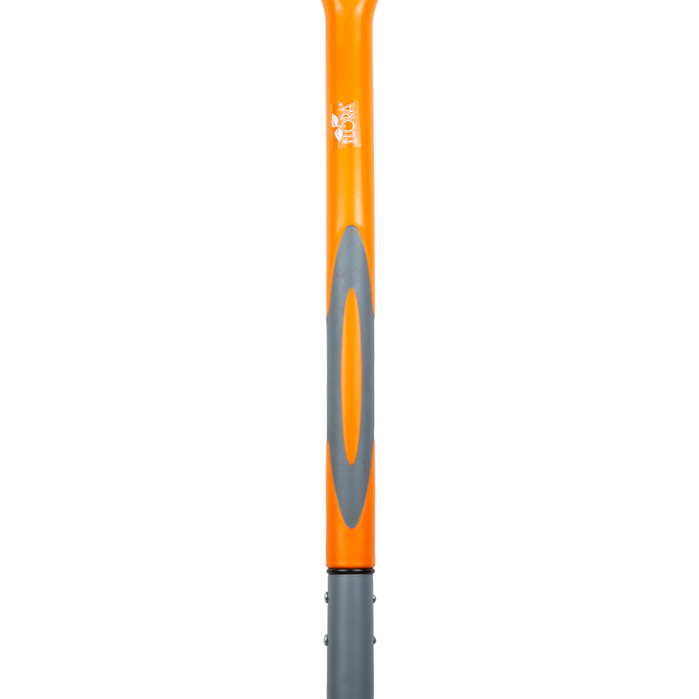 Лопата Flora совковая с пластиковой ручкой 280 х 240 х 1050 мм 1.8 кг