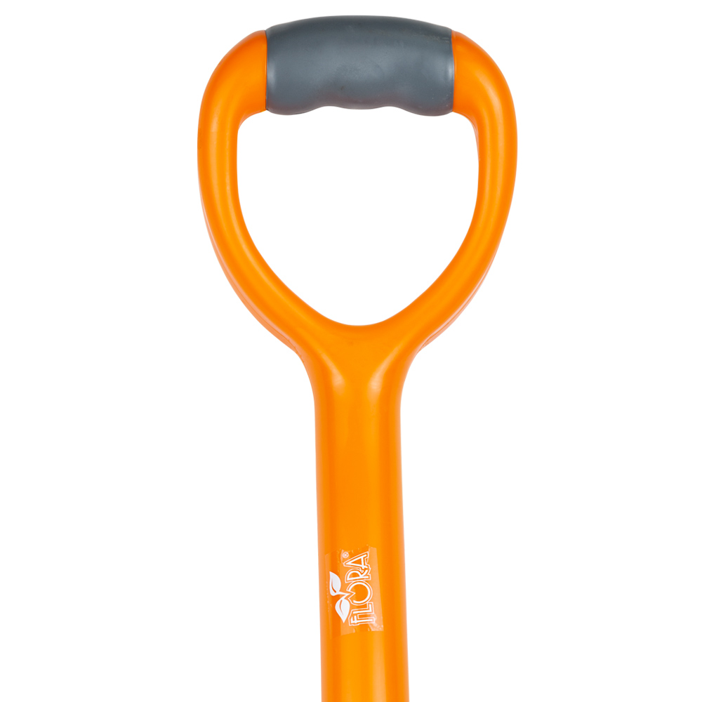 Лопата Flora совковая с пластиковой ручкой 280 х 240 х 1050 мм 1.8 кг