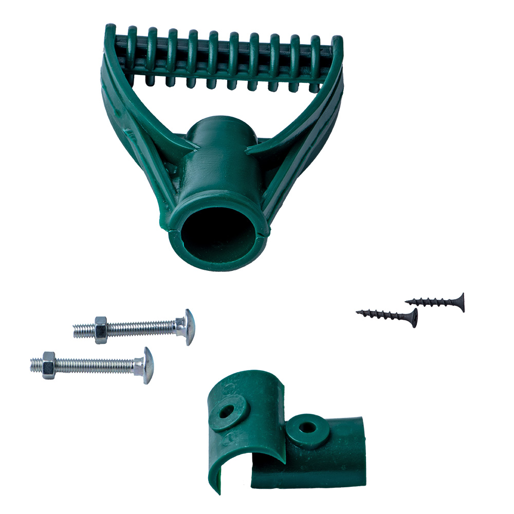 Лопата Grad для снігу/зерна пластикова з оцинкованою планкою Strong 490 х 495 мм (кольорова)