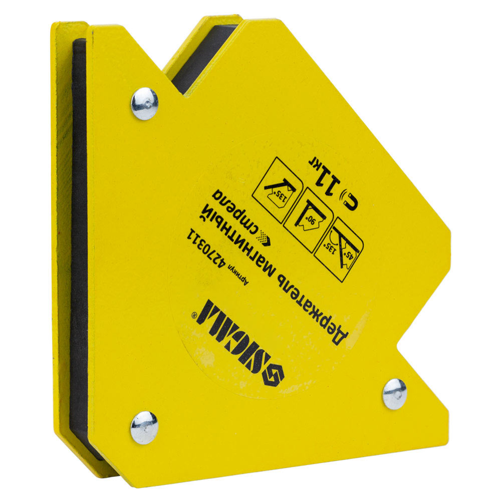 Магніт для зварки Sigma стріла 11 кг 75 х 65 мм (45,90,135°)