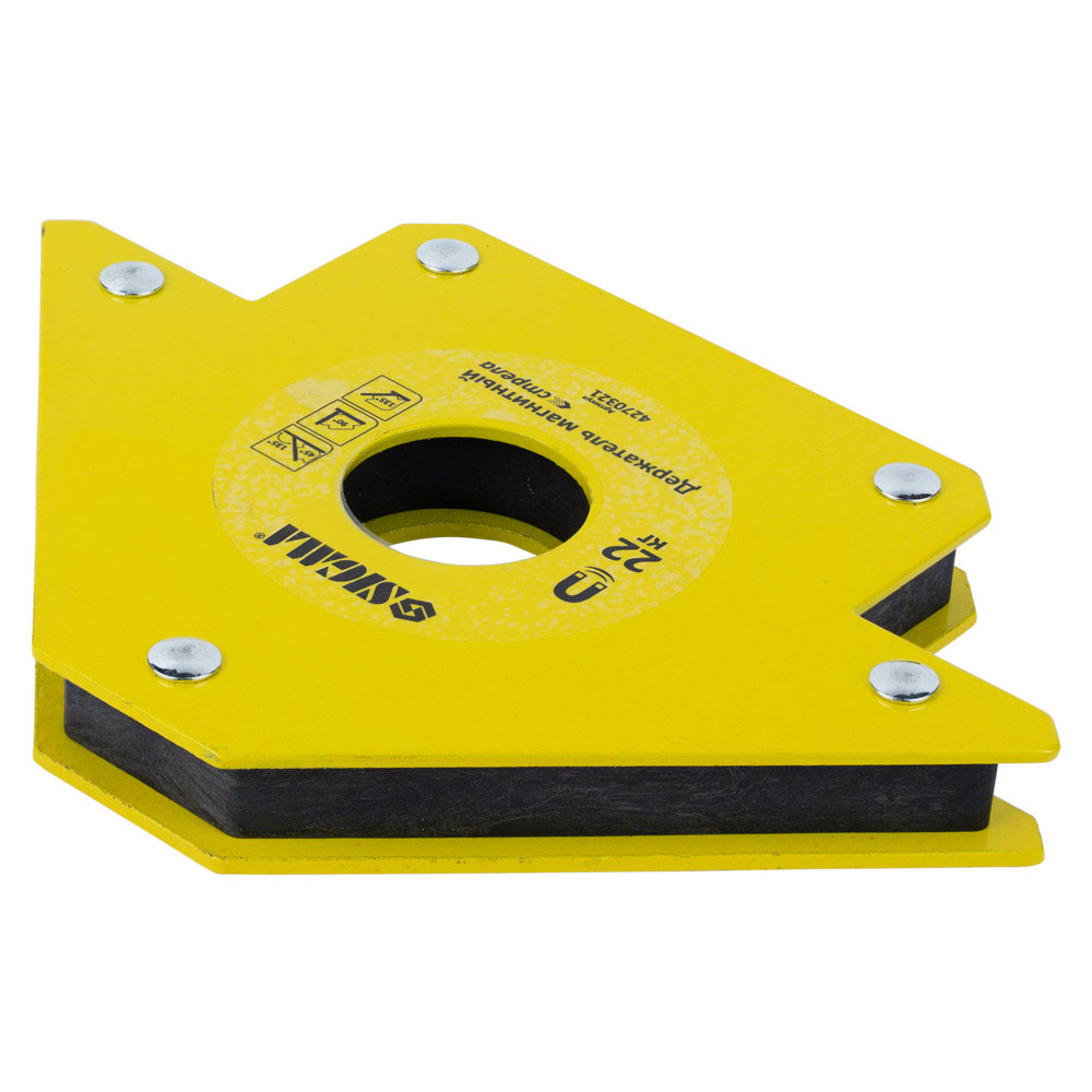 Магніт для зварки Sigma стріла 22 кг 90 х 90 мм (45,90,135°)