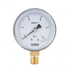 Манометр Icma 1/4" 0-6 бар, нижнее подключение (№244)