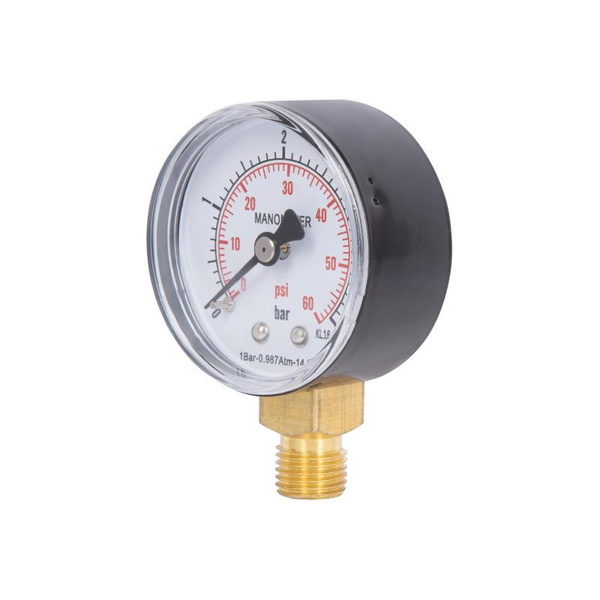Манометр Thermo Alliance Standart 50 мм 1/4", нижнее подключение (SD1704B)