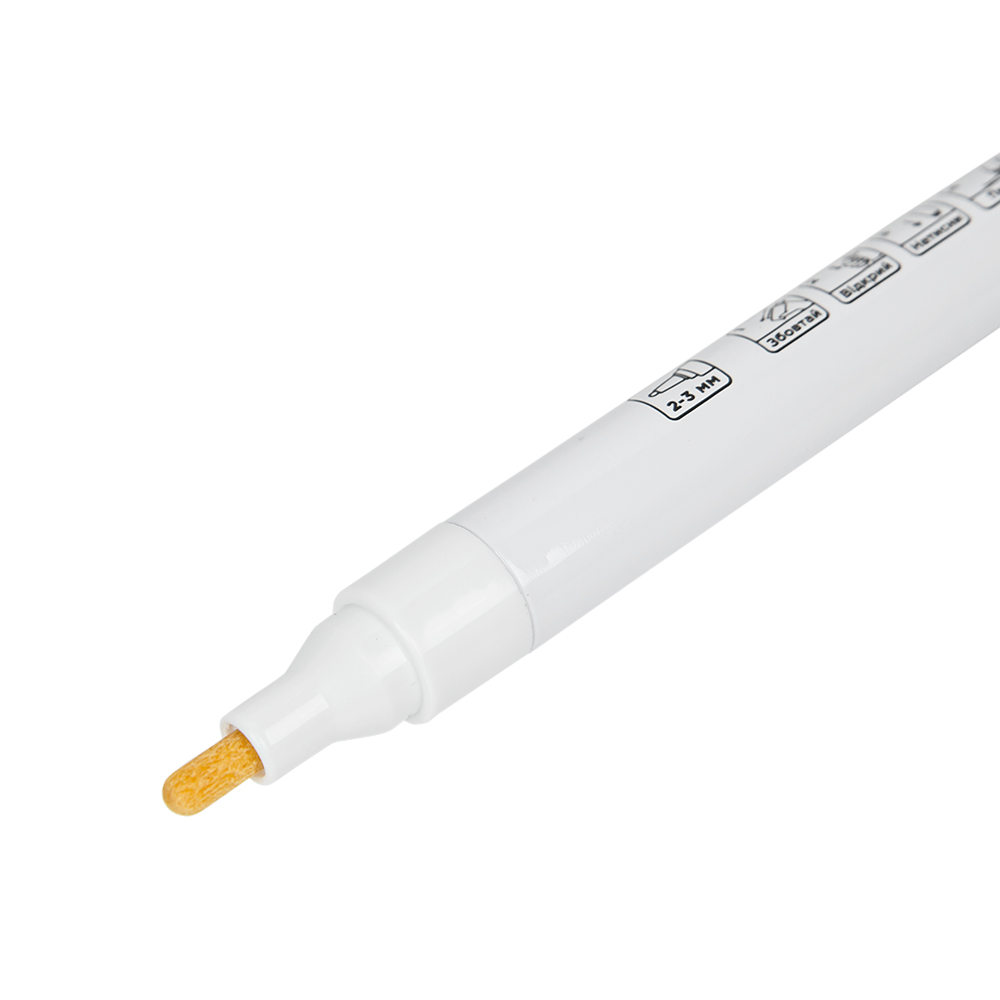 Маркер масляний Sigma білий конусоподібний 2-3 мм довжина 145 мм