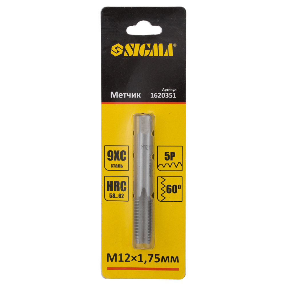 Мітчик Sigma М12 x 1.75 мм