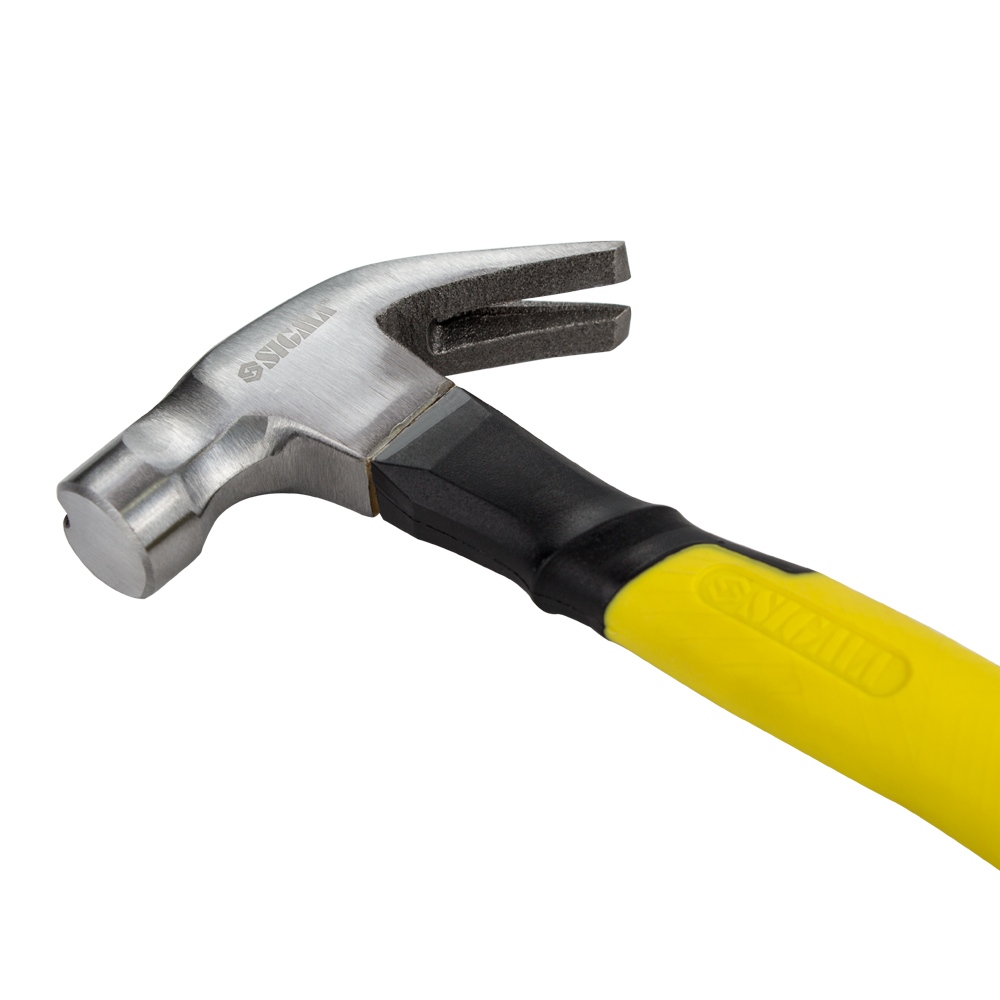 Молоток-цвяходер Sigma 225 г фібергласова рукоятка (магніт)