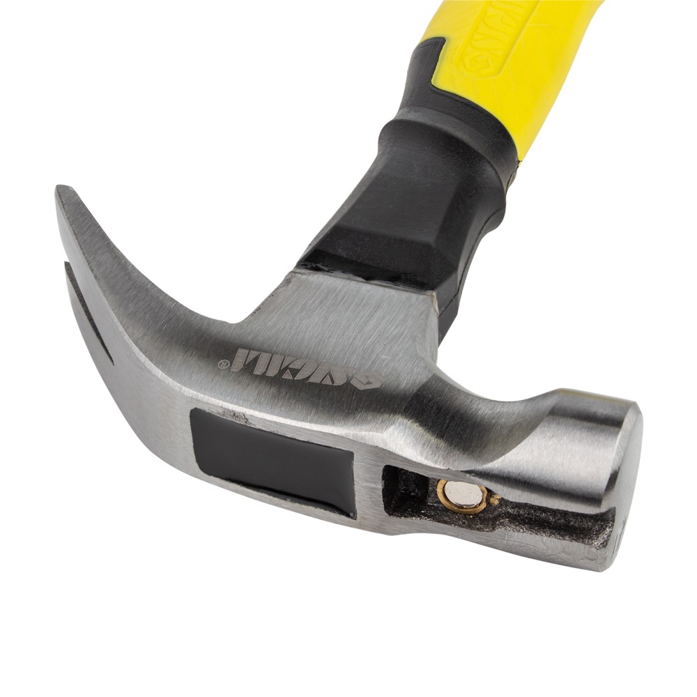 Молоток-цвяходер Sigma 225 г фібергласова рукоятка (магніт)