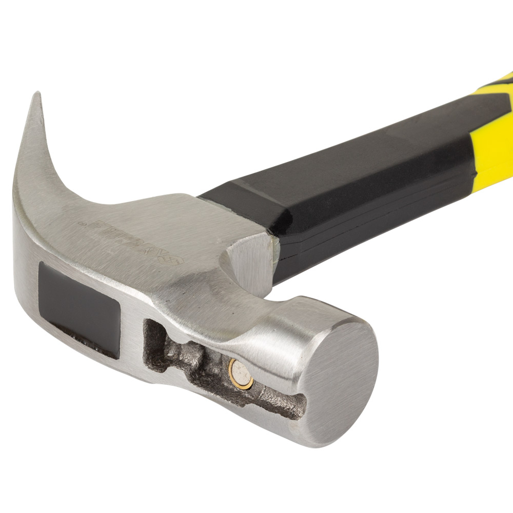 Молоток-цвяходер Sigma 450 г фібергласова рукоятка (магніт)