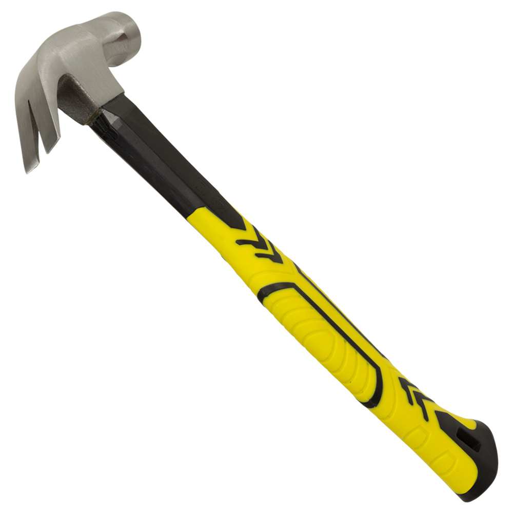 Молоток-цвяходер Sigma 450 г фібергласова рукоятка (магніт)