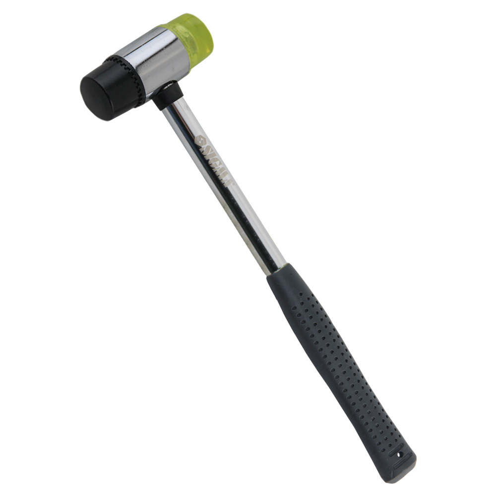 Молоток-киянка Sigma з гумово-поліуретановим бойком 270 г металева обгумована рукоятка