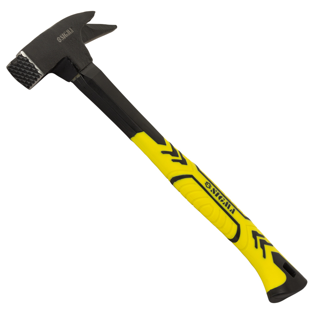 Молоток покрівельника Sigma 600 г фібергласова рукоятка SIGMA