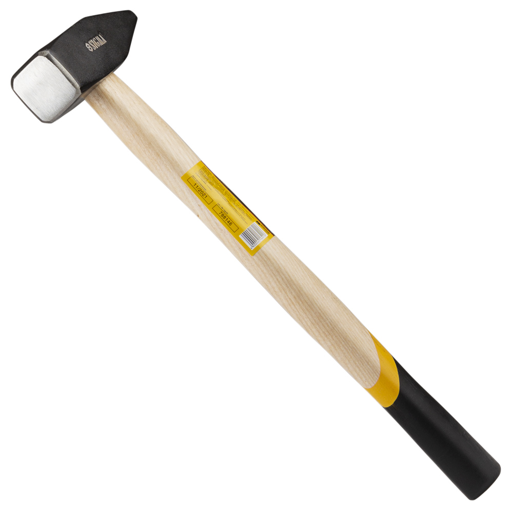 Молоток Sigma 1000 г слюсарний дерев'яна рукоятка (дуб)