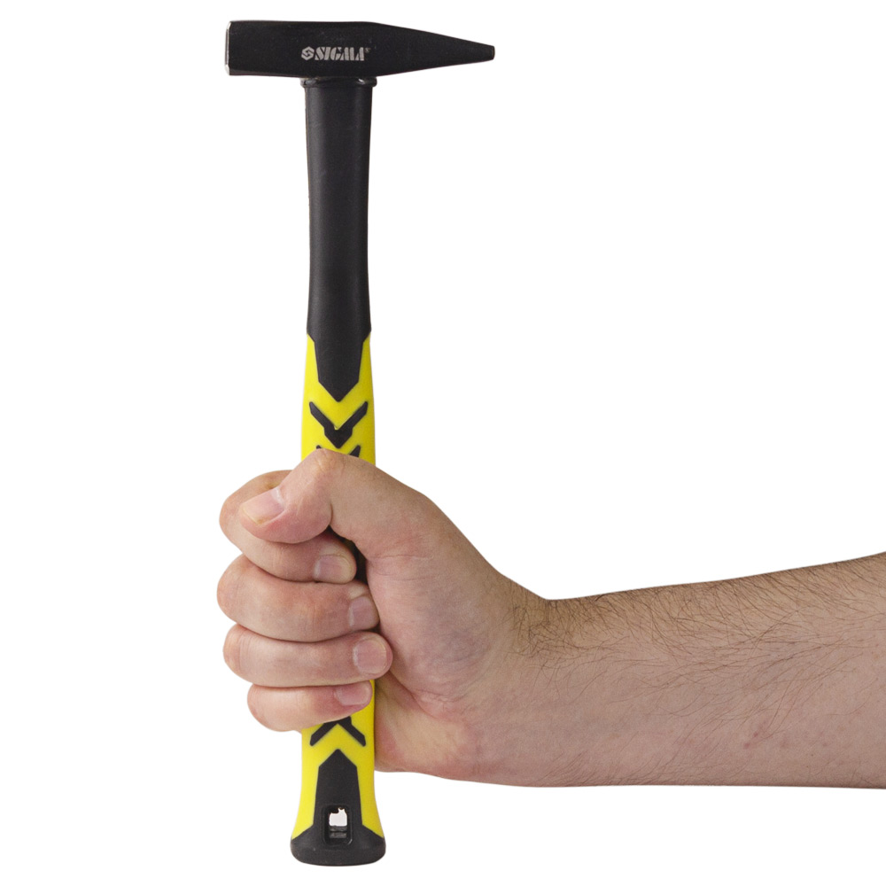 Молоток Sigma 100 г слюсарний фібергласова рукоятка