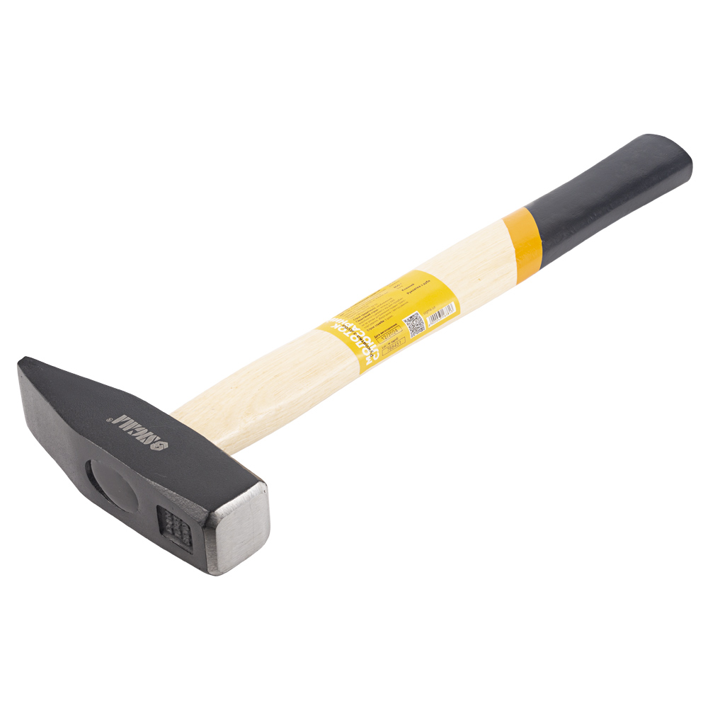 Молоток Sigma 800 г слюсарний дерев'яна рукоятка (дуб)