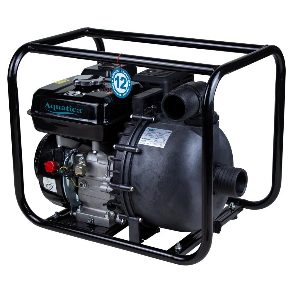 Мотопомпа Aquatica 7.5 к.с. Hmax 30м Qmax 38м³/год (4-х тактний) для агресивного середовища