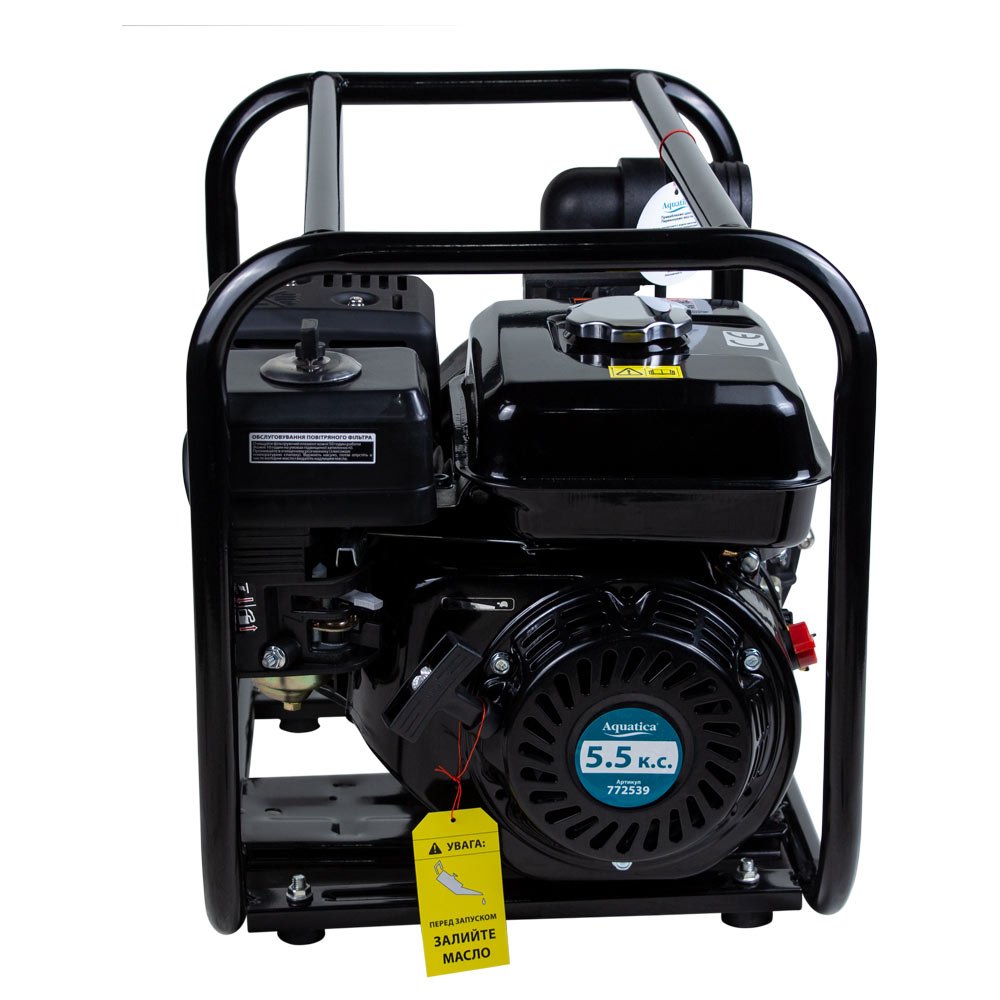 Мотопомпа Aquatica 7.5 к.с. Hmax 30м Qmax 38м³/год (4-х тактний) для агресивного середовища